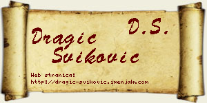 Dragić Šviković vizit kartica